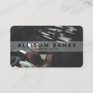 Tarjeta de visita de la foto del artista de