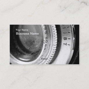 Tarjeta de visita de la fotografía