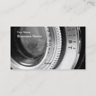 Tarjeta de visita de la fotografía