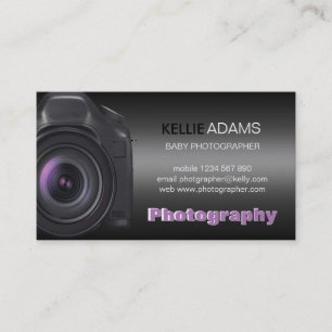 Tarjeta de visita de la fotografía