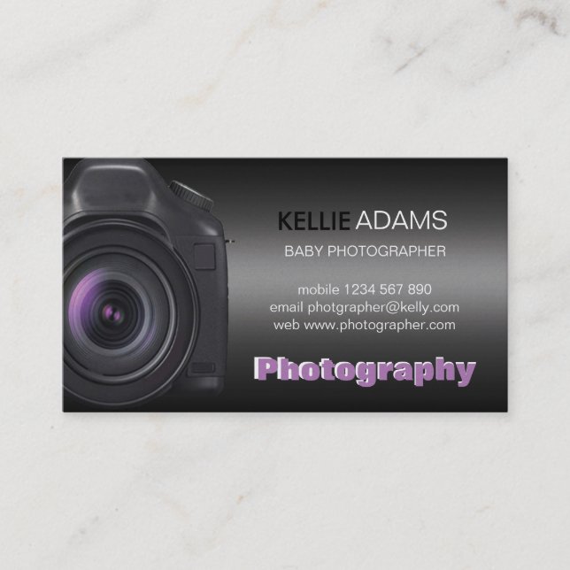 Tarjeta de visita de la fotografía (Anverso)