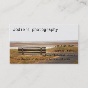 Tarjeta de visita de la fotografía