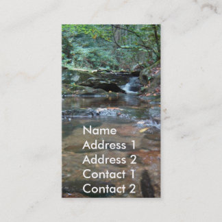Tarjeta de visita de la fotografía