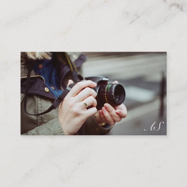 Tarjeta de visita de la fotografía (Anverso)