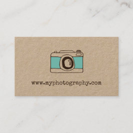 Tarjeta de visita de la fotografía de la cámara