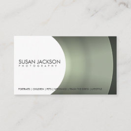 Tarjeta de visita de la fotografía de la lente de