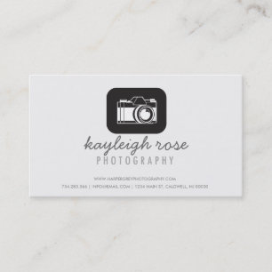 Tarjeta de visita de la fotografía del ilustracio