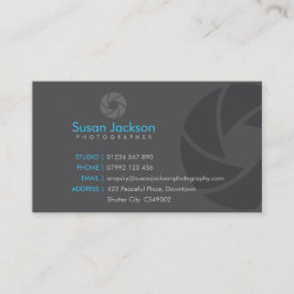 Tarjeta de visita de la fotografía del logotipo