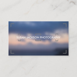 Tarjeta de visita de la fotografía del visor