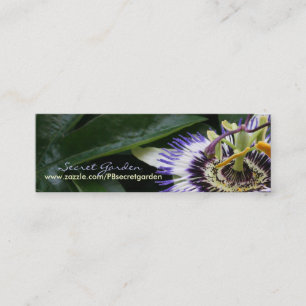 Tarjeta de visita de la fotografía floral de la