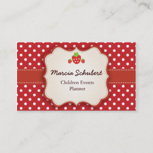 Tarjeta de visita de la fresa