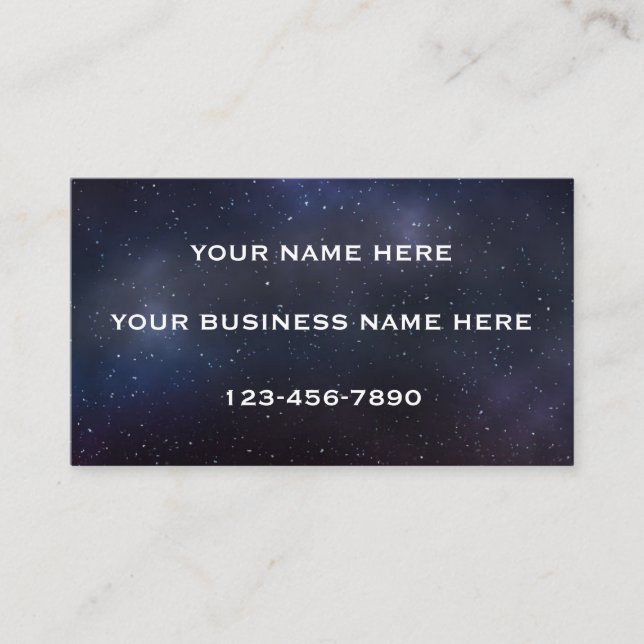 Tarjeta de visita de la galaxia (Anverso)