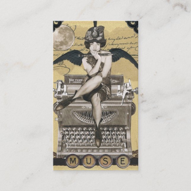 Tarjeta de visita de la galleta del Calliope (Anverso)