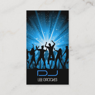 Tarjeta de visita de la gente del fiesta