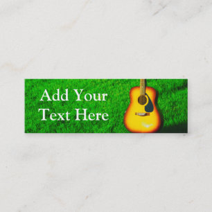 Tarjeta de visita de la guitarra