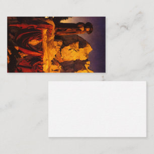 Tarjeta De Visita De la historia de Blancanieves, 1912 por Parrish