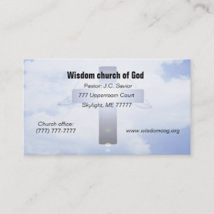 Tarjeta de visita de la iglesia