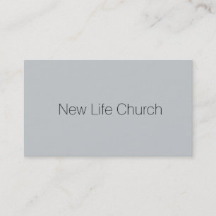 tarjeta de visita de la iglesia