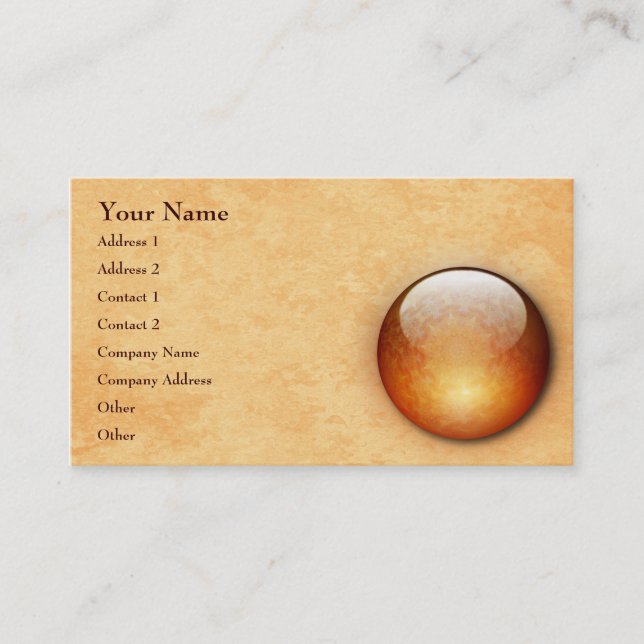 Tarjeta de visita de la joya de la renovación (Anverso)