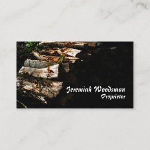 Tarjeta de visita de la leña