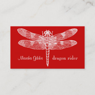 Tarjeta de visita de la libélula