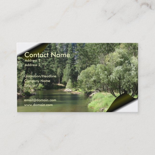 Tarjeta de visita de la madre naturaleza (Anverso)