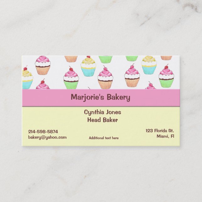 Tarjeta de visita de la magdalena (Anverso)