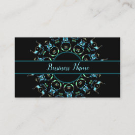 Tarjeta de visita de la mandala de la perla de la