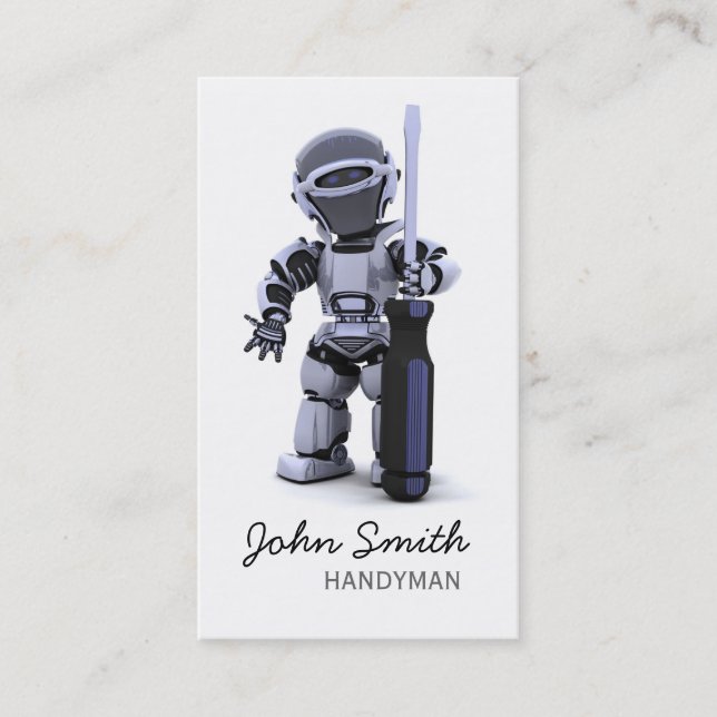 Tarjeta de visita de la manitas (Anverso)