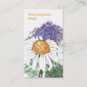 Tarjeta de visita de la "margarita"