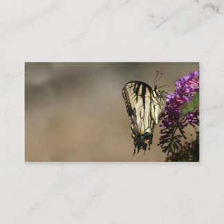 Tarjeta de visita de la mariposa