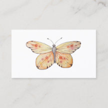 Tarjeta de visita de la mariposa