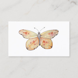 Tarjeta de visita de la mariposa