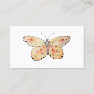 Tarjeta de visita de la mariposa