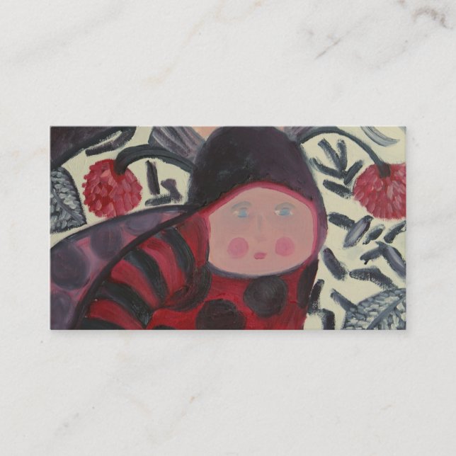 Tarjeta de visita de la mariquita (Anverso)