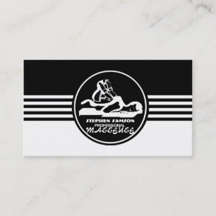 Tarjeta de visita de la masajista