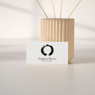 Tarjeta de visita de la meditación del círculo d