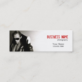 Tarjeta de visita de la moda/de la fotografía