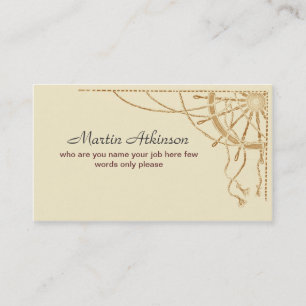 tarjeta de visita de la navegación