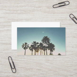 Tarjeta de visita de la palmera