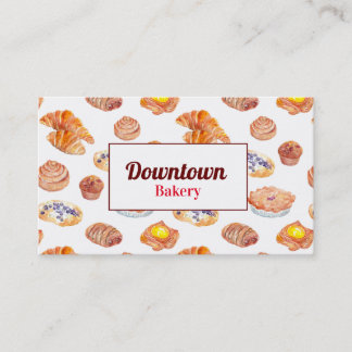 Tarjeta de visita de la panadería
