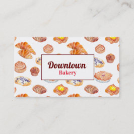Tarjeta de visita de la panadería