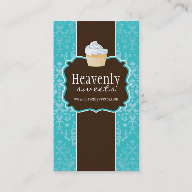 Tarjeta de visita de la panadería de la magdalena (Anverso)