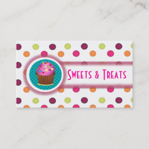 Tarjeta de visita de la panadería de la magdalena