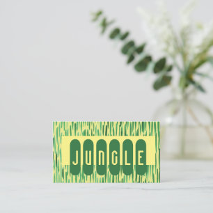 Tarjeta de visita de la personalizado Tiki Jungle