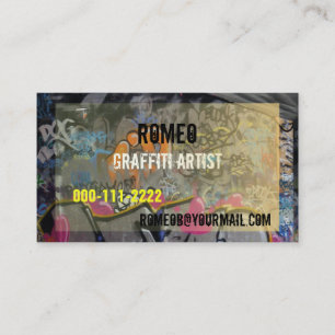 Tarjeta de visita de la pintada
