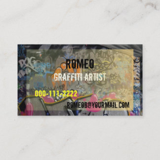 Tarjeta de visita de la pintada