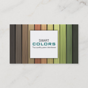 tarjeta de visita de la pintura