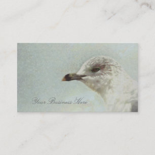 Tarjeta de visita de la pintura de la gaviota