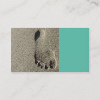 tarjeta de visita de la playa